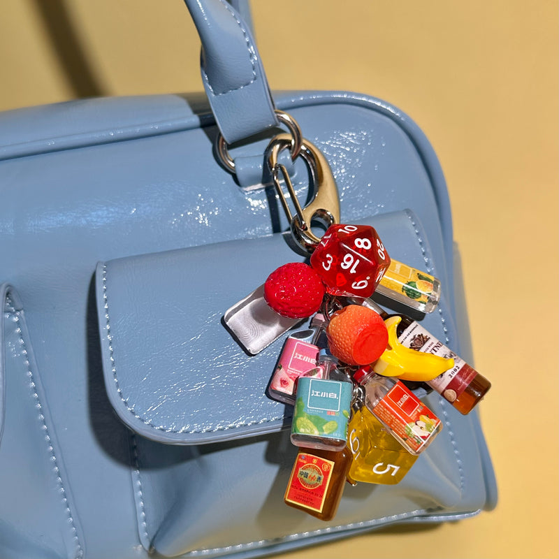 Summer Date Night Keychain Bag Charm