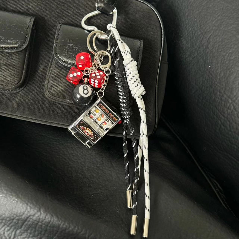 Take a Chance Keychain Bag Charm