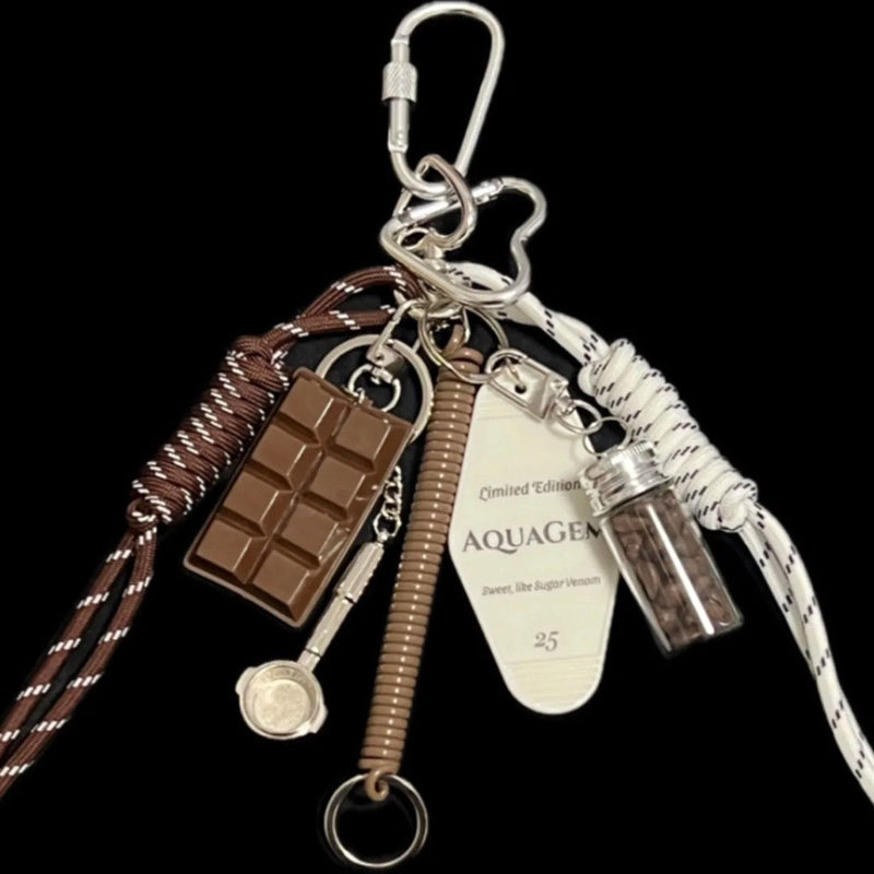 Morning Coffee Keychain Bag Charm