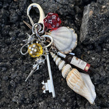 Beach Picnic Keychain Bag Charm