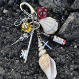 Beach Picnic Keychain Bag Charm
