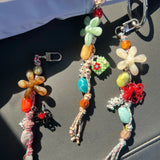 Summer Garden Keychain Bag Charm