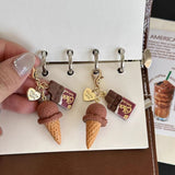 Chocolate Delight Keychain Bag Charm