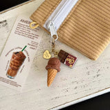 Chocolate Delight Keychain Bag Charm