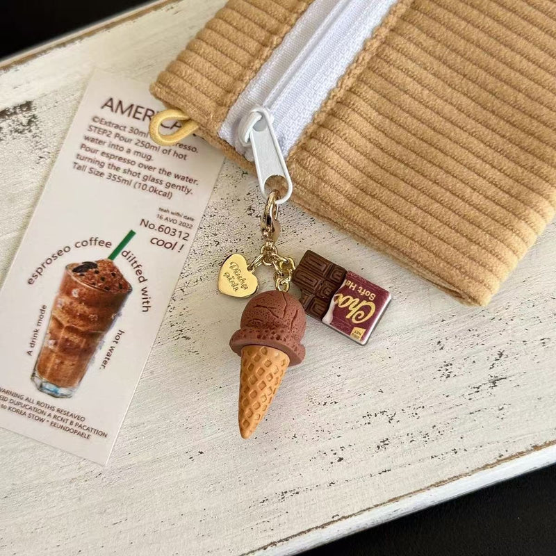 Chocolate Delight Keychain Bag Charm