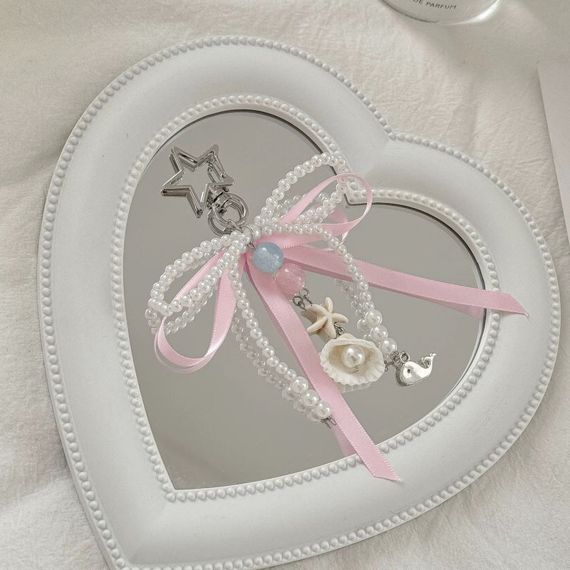 Beach Girl Keychain Bag Charm