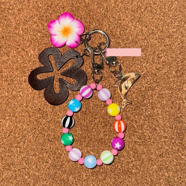 Hawaiian Dance Keychain Bag Charm