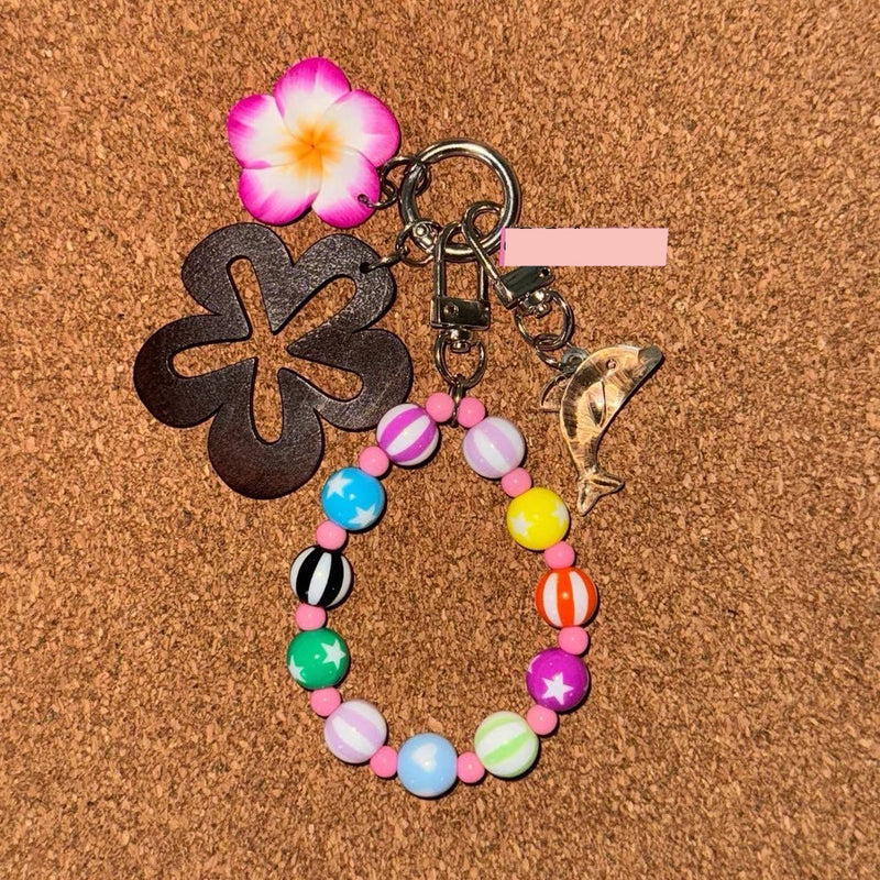 Hawaiian Dance Keychain Bag Charm