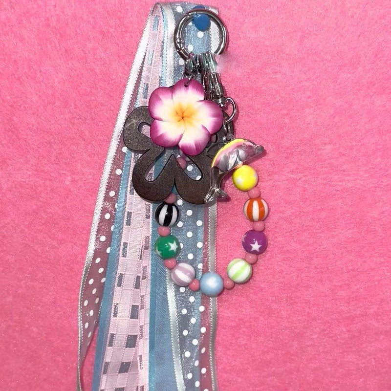 Hawaiian Dance Keychain Bag Charm