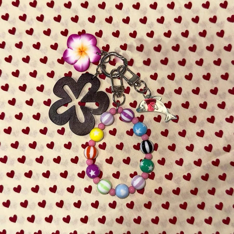 Hawaiian Dance Keychain Bag Charm