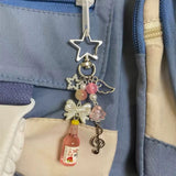 Fizzy Fun Keychain Bag Charm in Pink