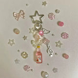 Fizzy Fun Keychain Bag Charm in Pink