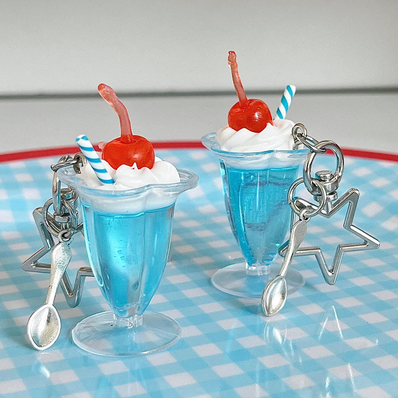 Blueberry Sundae Keychain Bag Charm