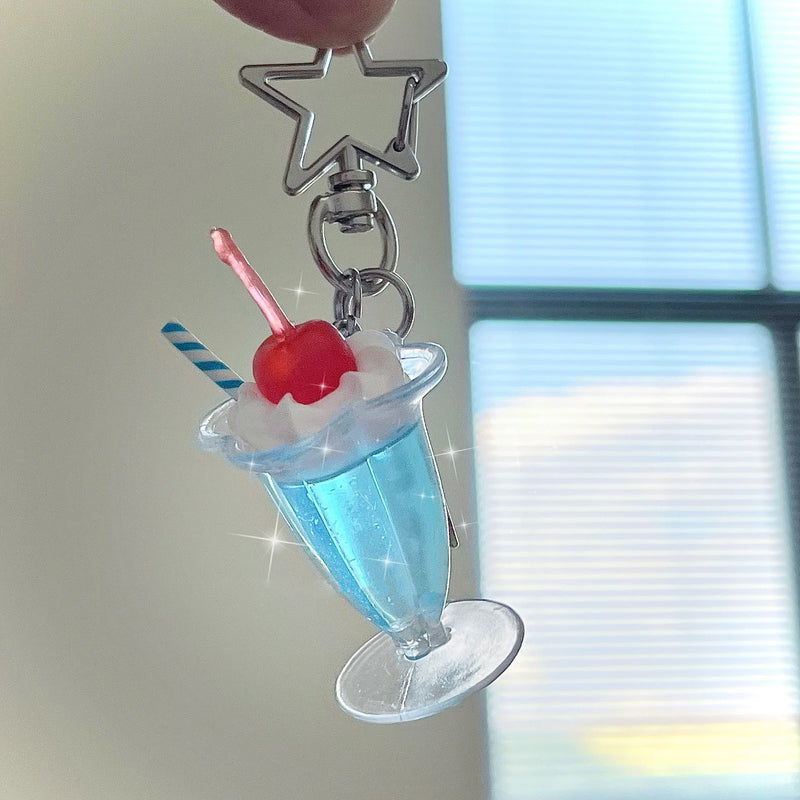 Blueberry Sundae Keychain Bag Charm