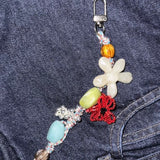 Beach Garden Keychain Bag Charm
