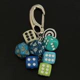 Try My Luck Keychain Bag Charm in Blue