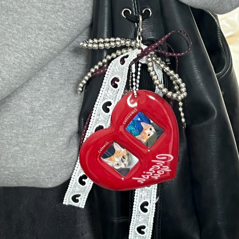 Cherish you Keychain Bag Charm