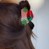 Strawberry Triplet Hair Claw