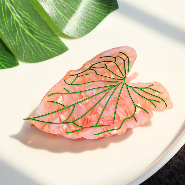 Leaves Claw in Pink