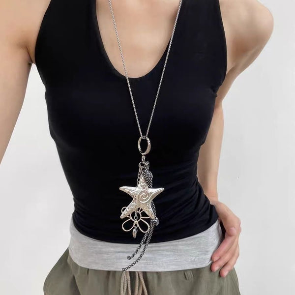 Starfish Bag Charm Keychain