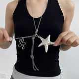 Starfish Bag Charm Keychain