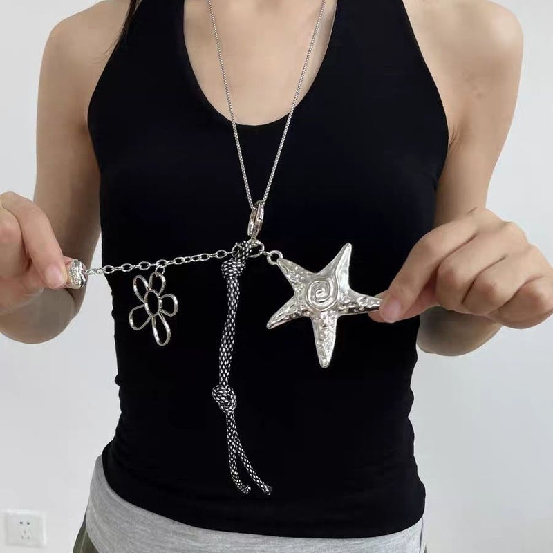 Starfish Bag Charm Keychain