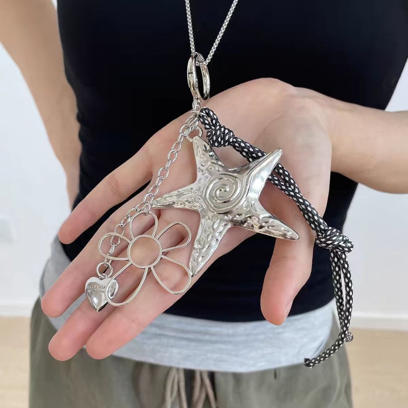 Starfish Bag Charm Keychain