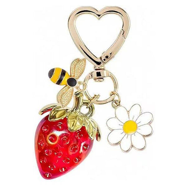 Summer Garden Bag Charm Keychain