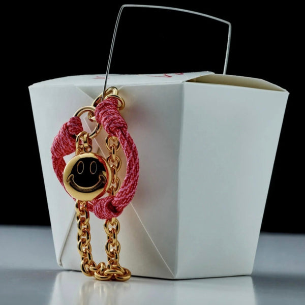 Smilie Bag Charm Keychain