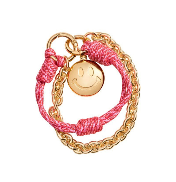 Smilie Bag Charm Keychain
