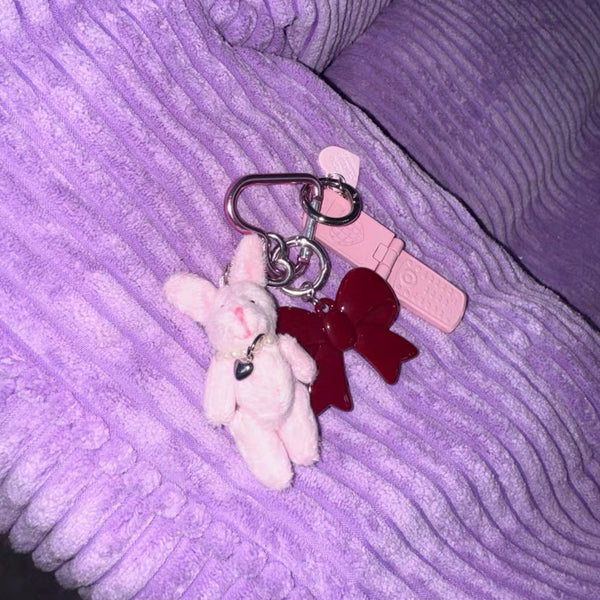 Childhood Bedroom Bag Charm Keychain