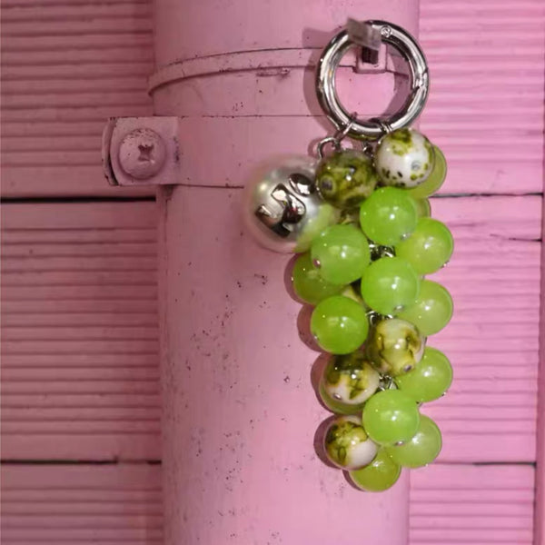 Italian Summer Grape Bag Charm Keychain