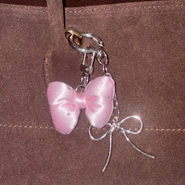 Rococco Dance Party in Pink Bag Charm Keychain