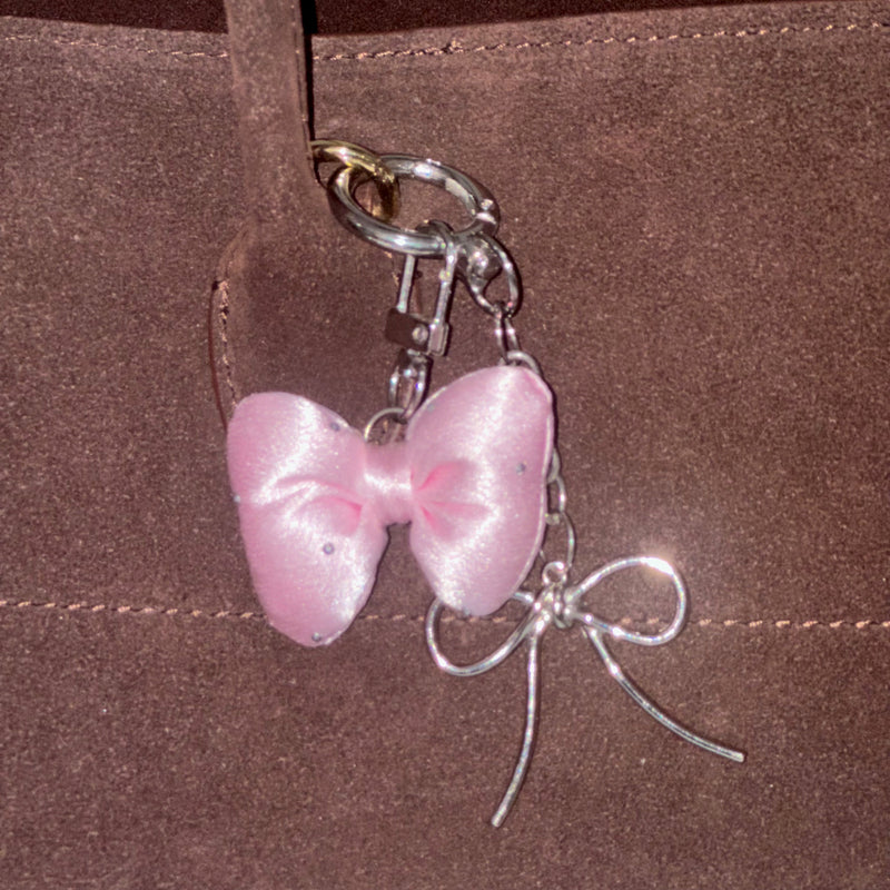 Rococco Dance Party in Pink Bag Charm Keychain