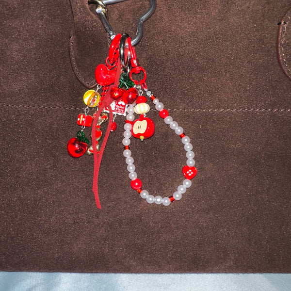 Healthy Snacks Bag Charm Keychain