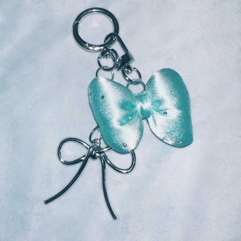 Rococco Dance Party in Mint Bag Charm Keychain