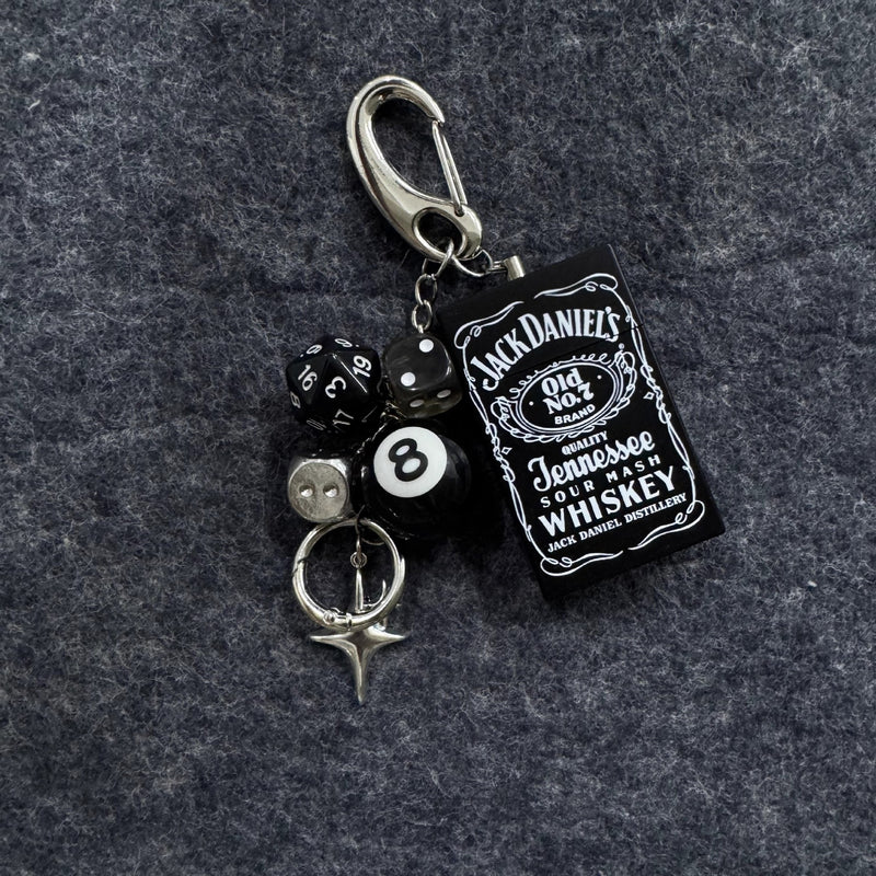 Jack-Daniels Disco-Dreamlet Bag Charm Keychain