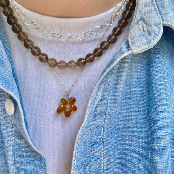 Amber Drip Necklace