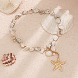 Beachside Breeze Necklace in Shell