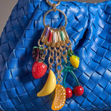Fruitful Frolic Bag Charm Keychain