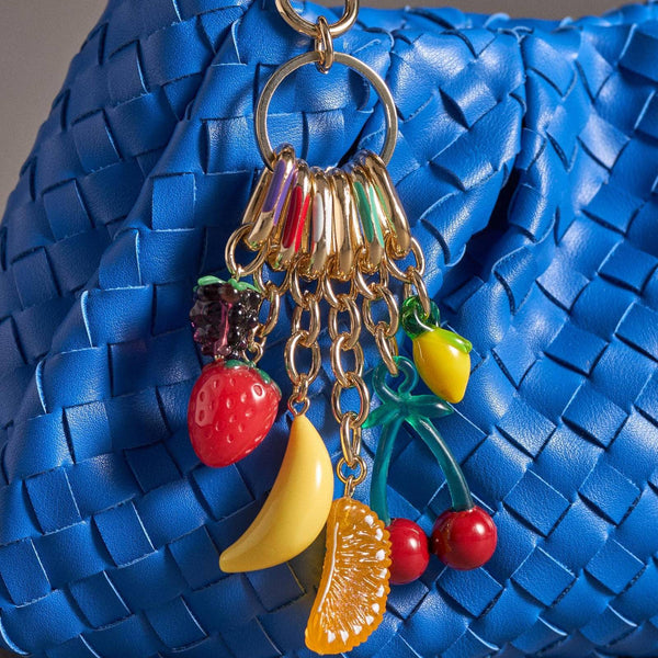 Fruitful Frolic Bag Charm Keychain