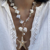 Beachside Breeze Necklace in Shell