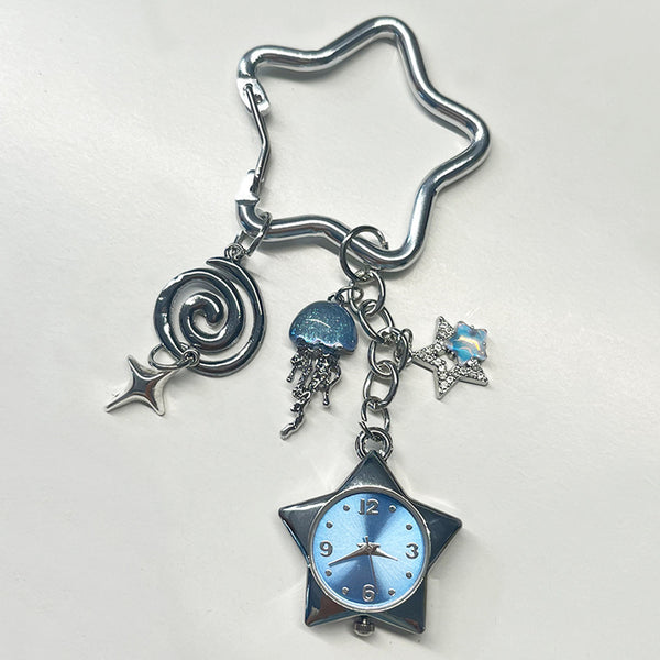 Sailor's Starry Time Bag Charm Keychain