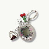 Gaming Nostalgia Keychain Bag Charm in Cherry