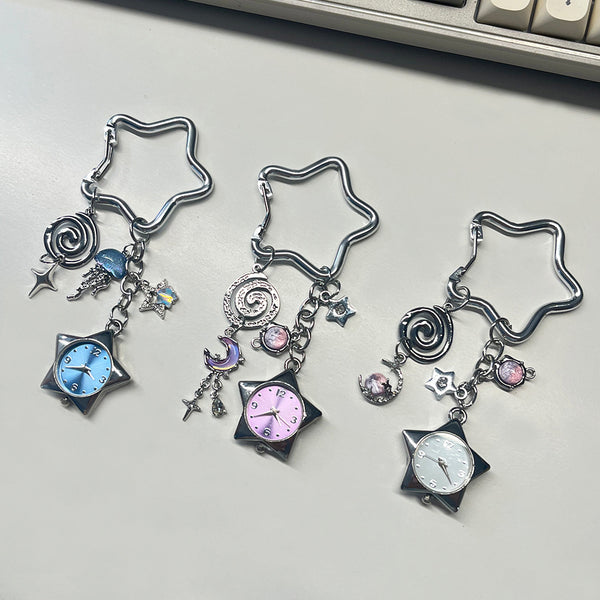 Moonlit Moment Bag Charm Keychain