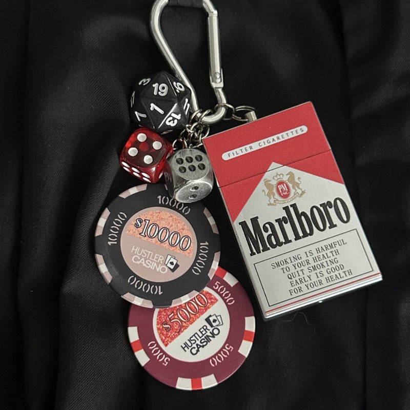 Do Not Disturb Bag Charm Keychain