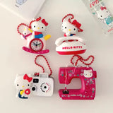 Kitty Family Bag Charm Keychain Set