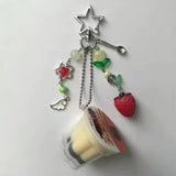 Mango Chocolate Jelly Bag Charm Keychain