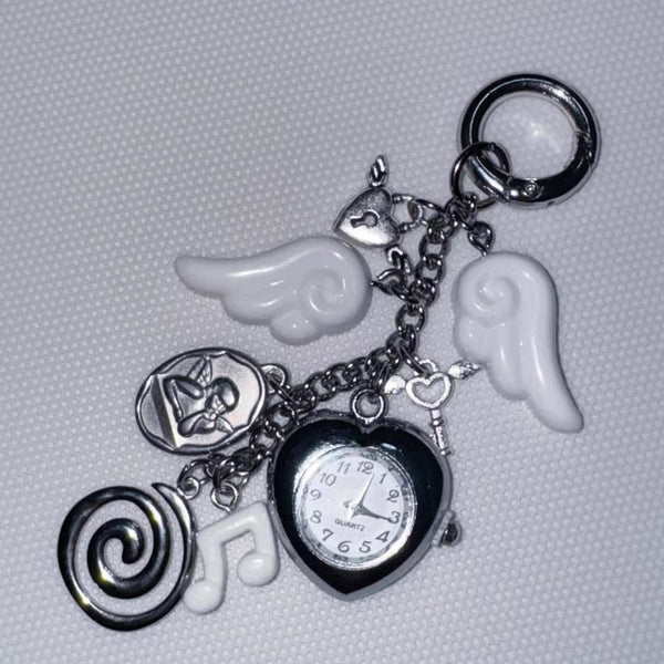 Old-World Whimsy Bag Charm Keychain