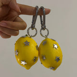 Y2K Lemon Bag Charm Keychain
